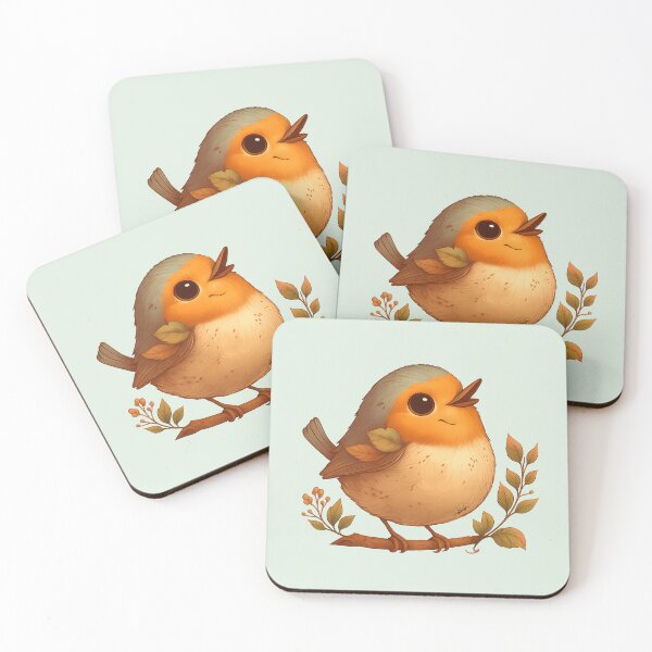 Item preview, Little Bird Singing on a Branch | Sweet Children's Illustration designed and sold by DakotaPoppin.