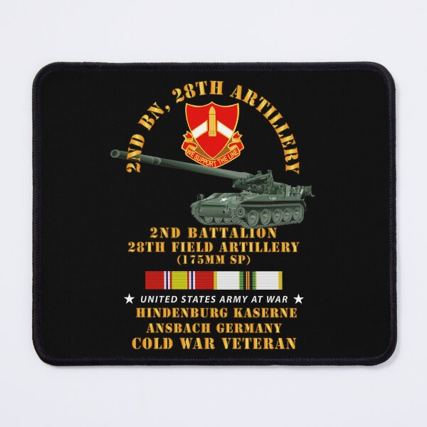 Item preview, Army - 2nd Bn 28th Artillery - 175mm - Hindenburg Ansbach Germany  w COLD SVC designed and sold by Military Insignia Products.