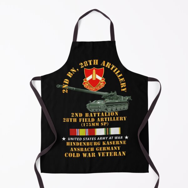 Item preview, Army - 2nd Bn 28th Artillery - 175mm - Hindenburg Ansbach Germany w COLD SVC designed and sold by Military Insignia Products.