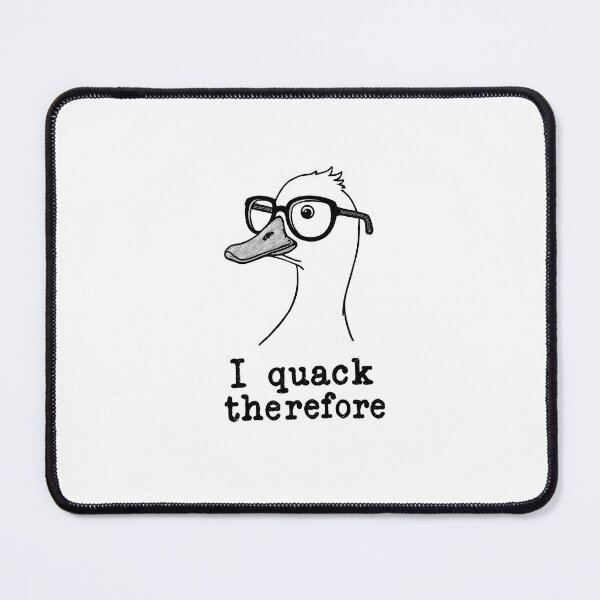 Item preview, I Quack Therefore designed and sold by patternprint1.