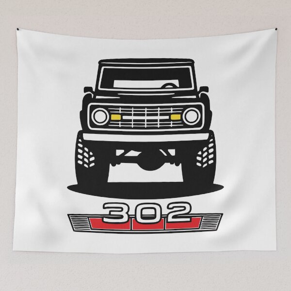 Item preview, Vintage Bronco 302 T-Shirt – Classic Off-Road Truck Front Silhouette designed and sold by Lightning-Lace.