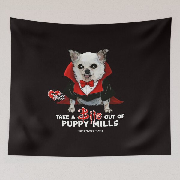 Item preview, Take a Bite Out of Puppy Mills - Design for Dark Colored Items/Apparel ONLY designed and sold by HarleysDream.
