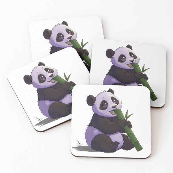 Item preview, Cute Baby Panda Munching Bamboo designed and sold by niteshRart.