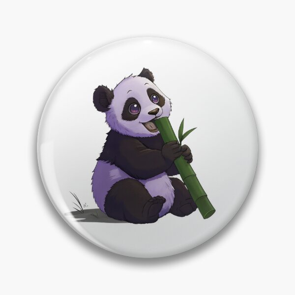 Item preview, Cute Baby Panda Munching Bamboo designed and sold by niteshRart.