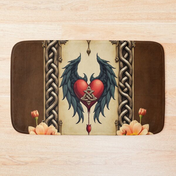 Item preview, Celtic elegance with a heart and wings. designed and sold by nicky2342.