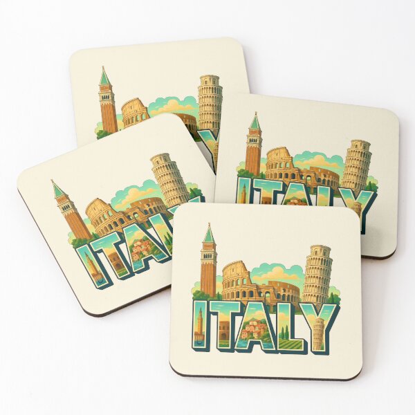 Item preview, Italy Travel Typography designed and sold by Myra365Art.