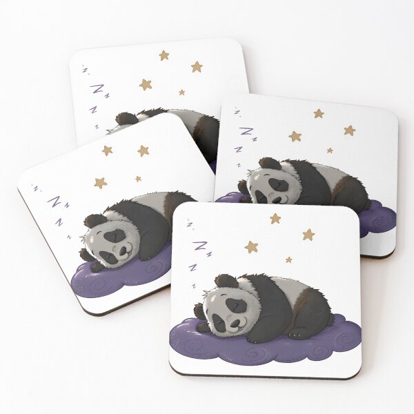 Item preview, Sleeping Panda on a Soft Cloud – Dreamy Cartoon Art designed and sold by niteshRart.