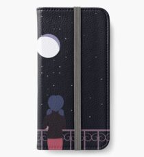 Wunderbarer Marienkäfer - Balkon-Szene iPhone Flip-Case/Hülle/Klebefolie
