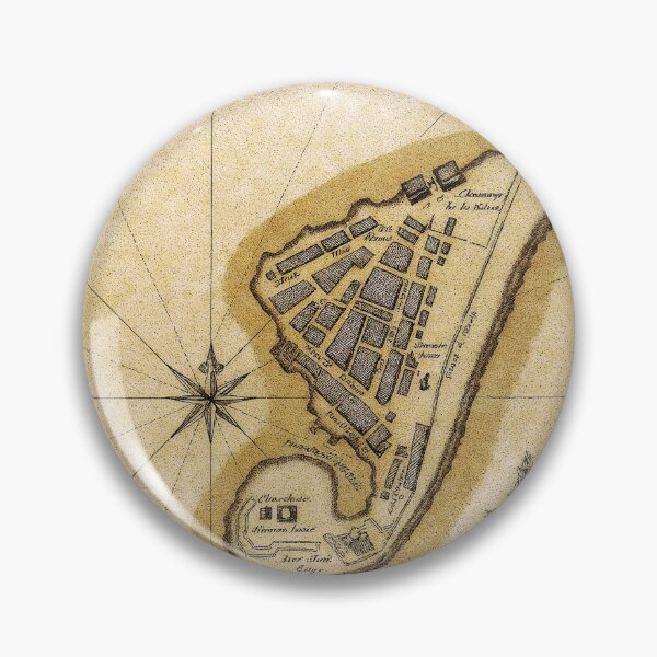 Item preview, Port Royal Map Print – 1692 Vintage Jamaican Pirate Town Art designed and sold by Lightning-Lace.