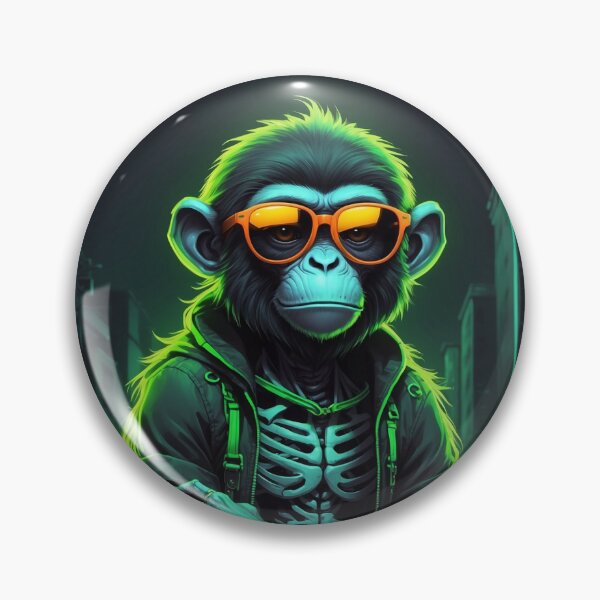 Item preview, "Too Ghoul for School" – Cool Skeleton Monkey designed and sold by WHITE FANGS.