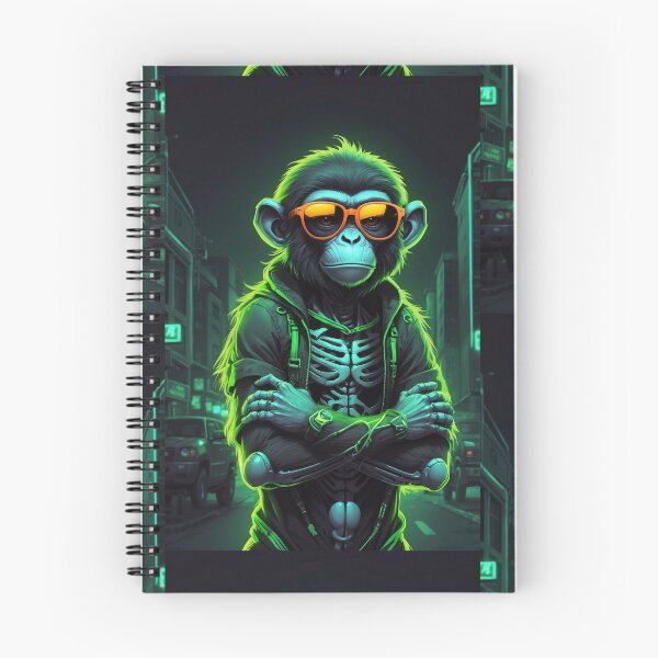 Item preview, "Too Ghoul for School" – Cool Skeleton Monkey designed and sold by WHITE FANGS.