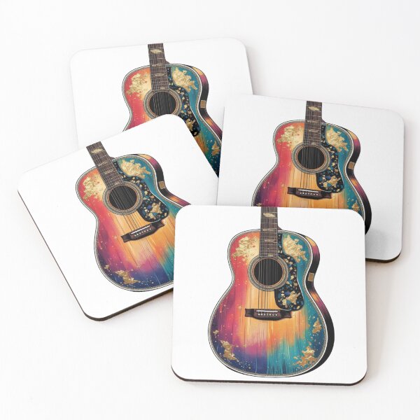 Item preview, Beautiful Graphic Acoustic Guitar designed and sold by Koko Doko.