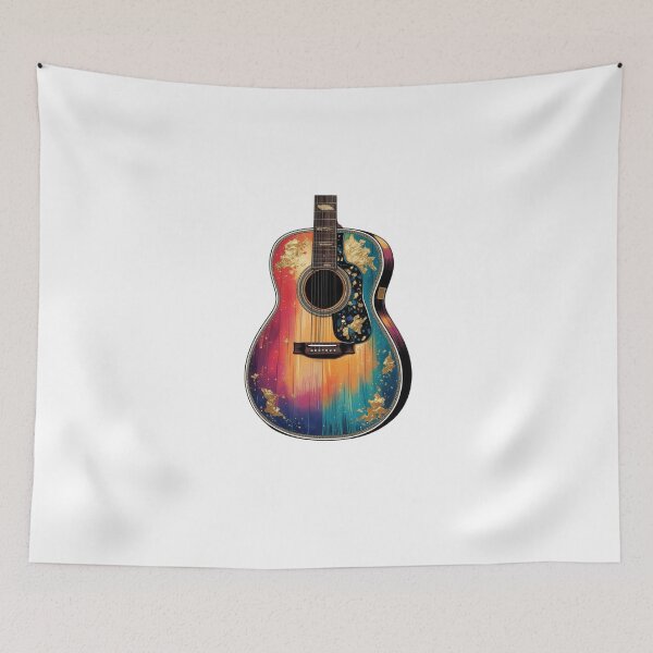 Item preview, Beautiful Graphic Acoustic Guitar designed and sold by Koko Doko.