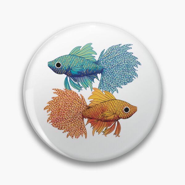 Item preview, Fighting Fish designed and sold by Karin Taylor.