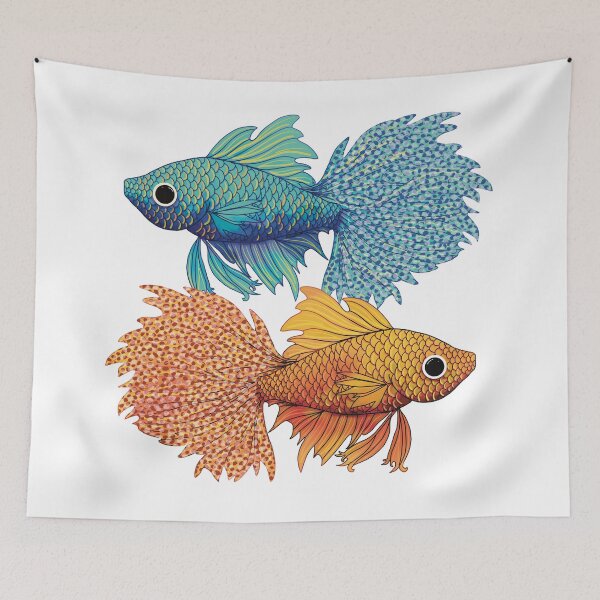 Item preview, Fighting Fish designed and sold by Karin Taylor.