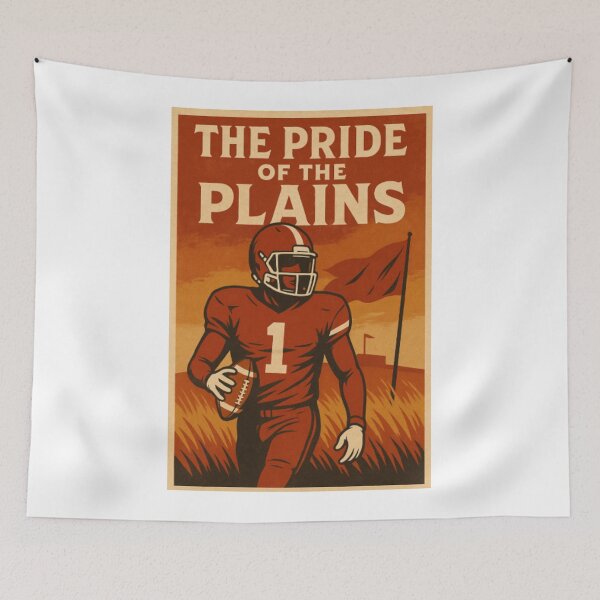 Item preview, College Poster: The Pride of the Plains designed and sold by VarsityVibes.
