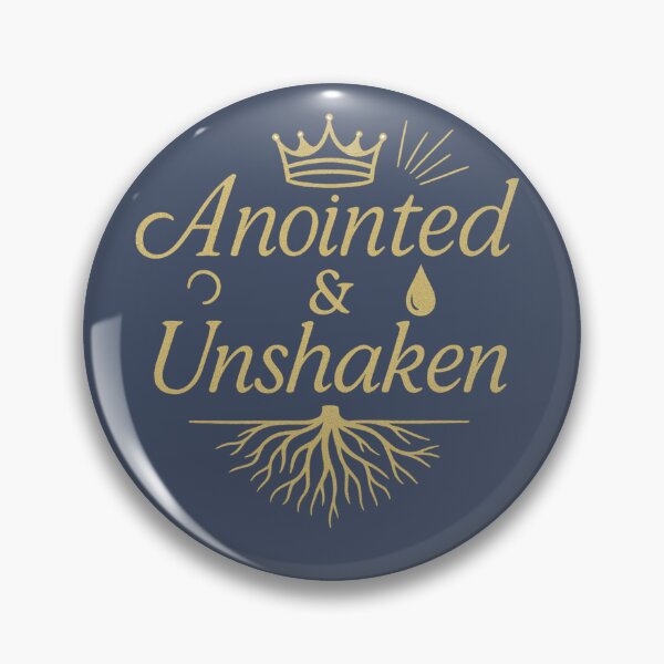 Item preview, Anointed & Unshakable – Christian Strength & Identity Design designed and sold by GardenReign.