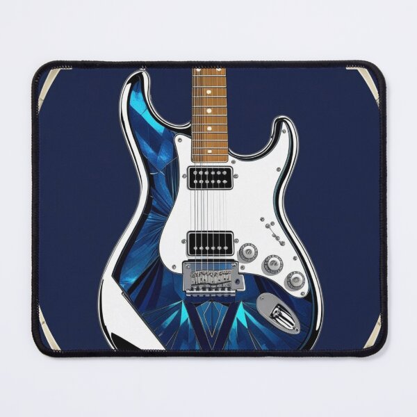 Item preview, Blue Gorgeous Guitar with Background designed and sold by Koko Doko.