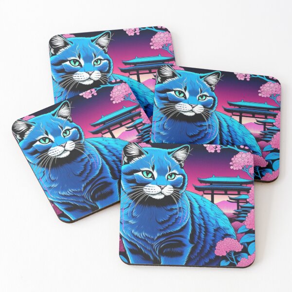 Item preview, Moonlight Cat – Silent Night & Blooming Hydrangea designed and sold by LEO'S CREATURE　れおずくりーちゃー.
