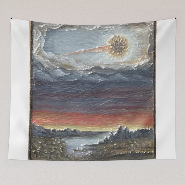 Item preview, Comet Depiction 1500's Abstract Anonymous Embossed leather designed and sold by SmashingDeals.
