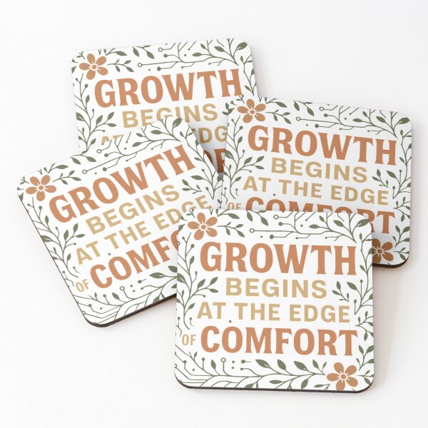 Item preview, Growth begins at the edge of comfort -Botanical Circuitry Design designed and sold by GirlCoder.