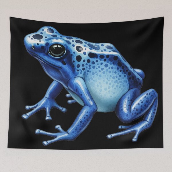 Item preview, Blue poison dart frog designed and sold by 4rtistcDrift.