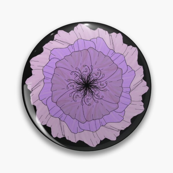 Item preview, purple flower designed and sold by ThePlantGoblin.