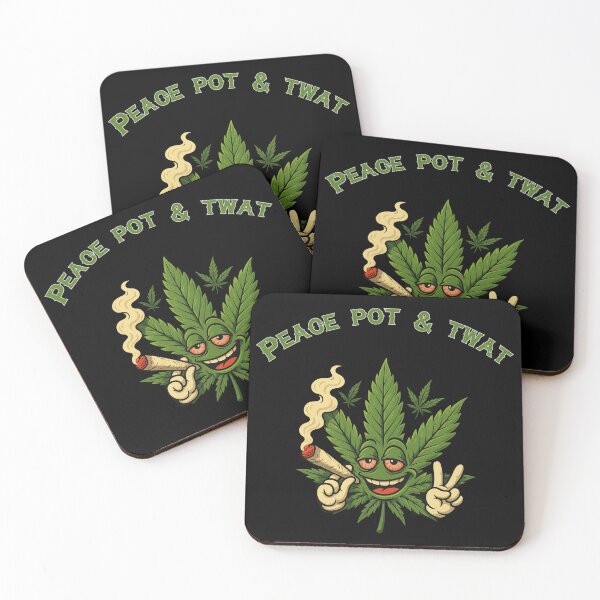 Item preview, Peace Pot & Twat designed and sold by Cloud420.