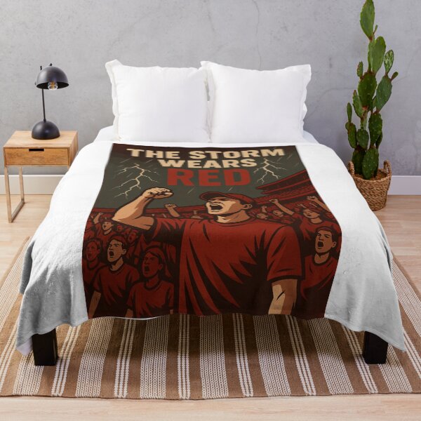 Item preview, College Poster: The Storm Wears RED designed and sold by VarsityVibes.