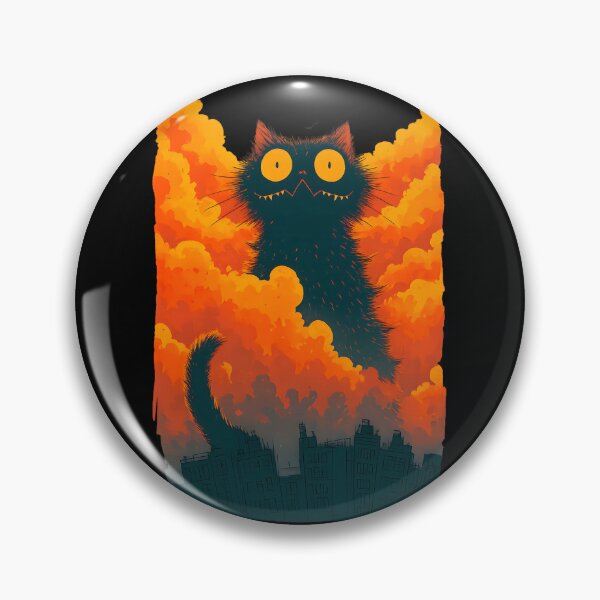 Item preview, CatZilla: Whiskers of Doom designed and sold by TheDuckprints.
