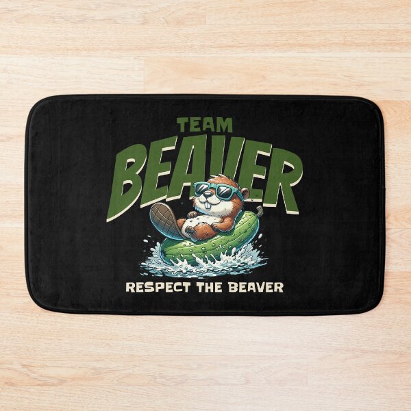 Artikelvorschau, Team Beaver Respektiere den Biber entworfen und verkauft von dudelinart.