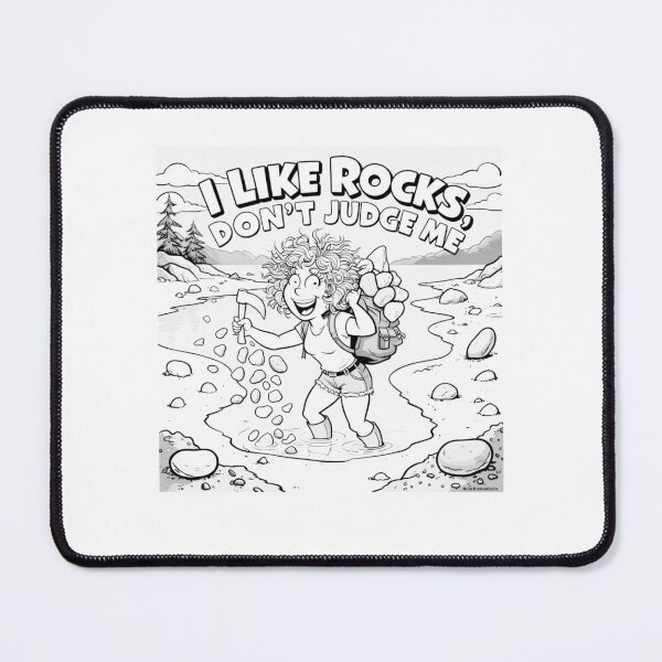 Item preview, "She Came, She Saw, She Collected Every Damn Rock – ‘I Like Rocks, Don’t Judge Me!’" designed and sold by Rebel Fusion.