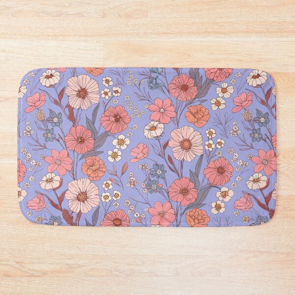 Item preview, Dreamy Vintage Wildflowers on Black designed and sold by joycrysstudio.