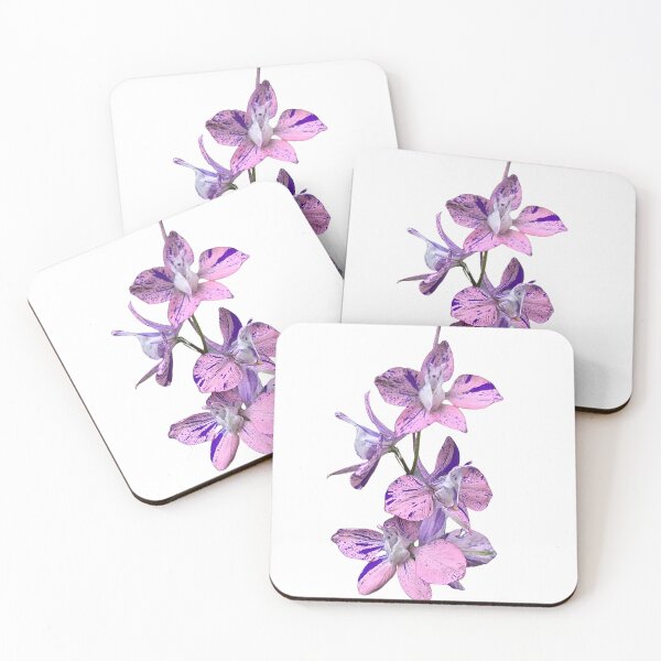 Item preview, Pink Painted Delphiniums designed and sold by SLaflower.