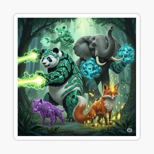 Item preview, the hero animals designed and sold by himajm.