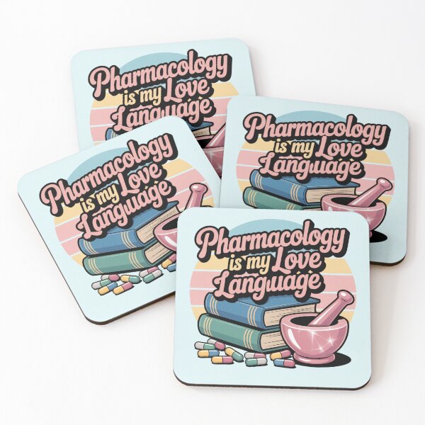 Item preview, Pharmacology Is My Love Language Funny Medical Science Design designed and sold by Nzgiftsandmore.