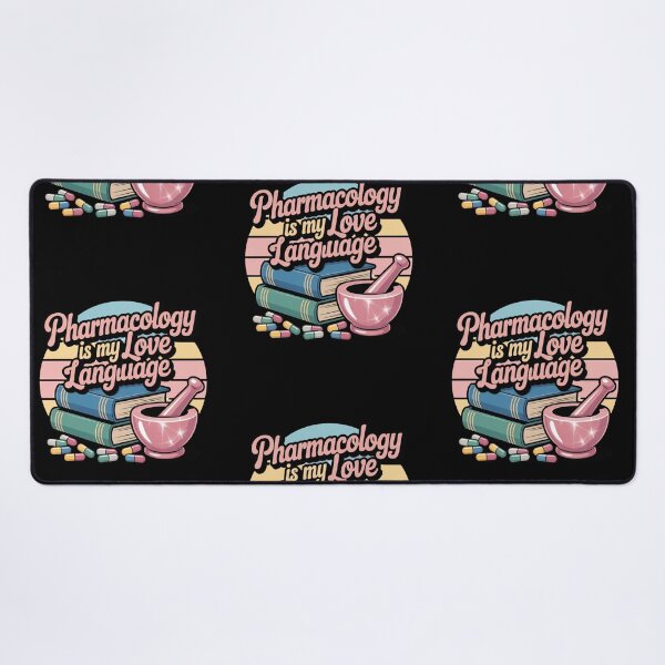 Item preview, Pharmacology Is My Love Language Funny Medical Science Design designed and sold by Nzgiftsandmore.
