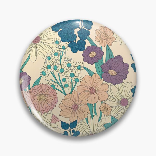 Item preview, Muted Wildflower Pattern in Dreamy Tones designed and sold by joycrysstudio.