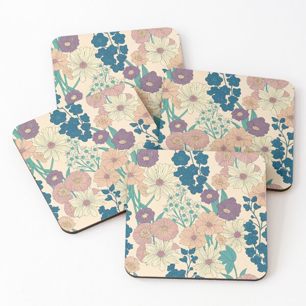 Item preview, Muted Wildflower Pattern in Dreamy Tones designed and sold by joycrysstudio.