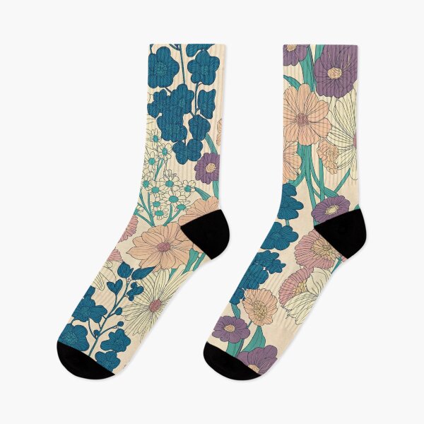 Item preview, Muted Wildflower Pattern in Dreamy Tones designed and sold by joycrysstudio.