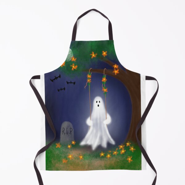 Item preview, Halloween. Swinging Ghost designed and sold by Hallie Odom.