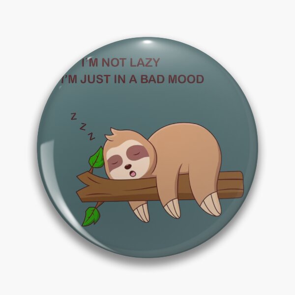 Item preview, kawaii sloth lazy mood classic tshirt designed and sold by anandsiva2703.