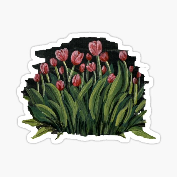 Item preview, Free hand Tulip flower designed and sold by Umami-Kook.
