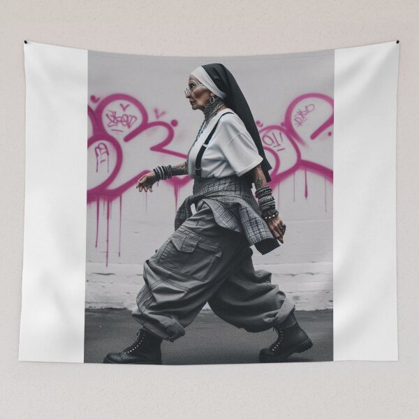 Item preview, "Nun of Your Streetwear Business!" designed and sold by Print Fiction.