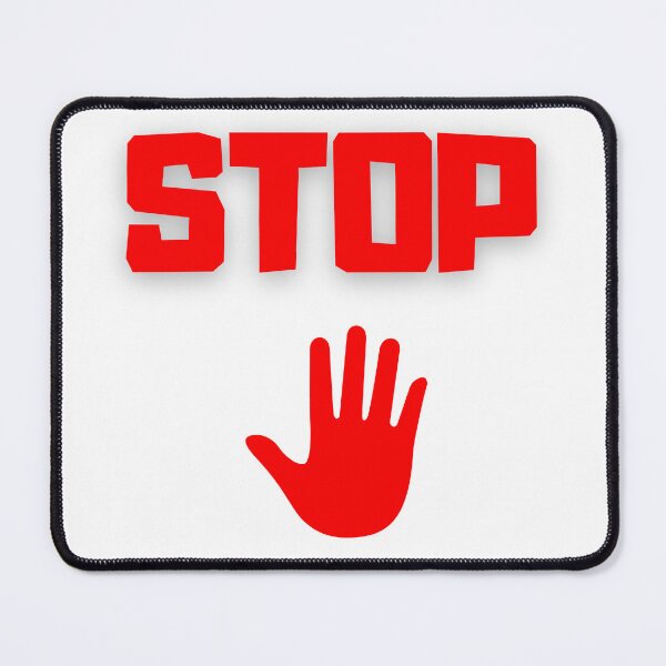 Item preview, A large Stop inscription on a light background designed and sold by DżodżoJoy.