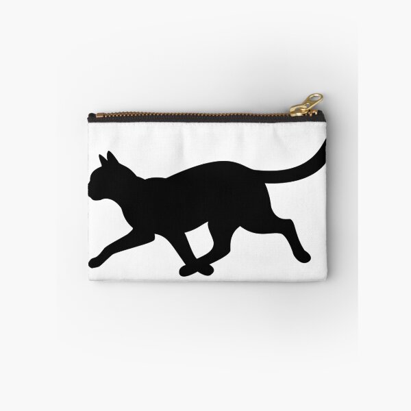Item preview, Cat Walk Silhouette Minimalist Art Black designed and sold by Uh-Noodle.
