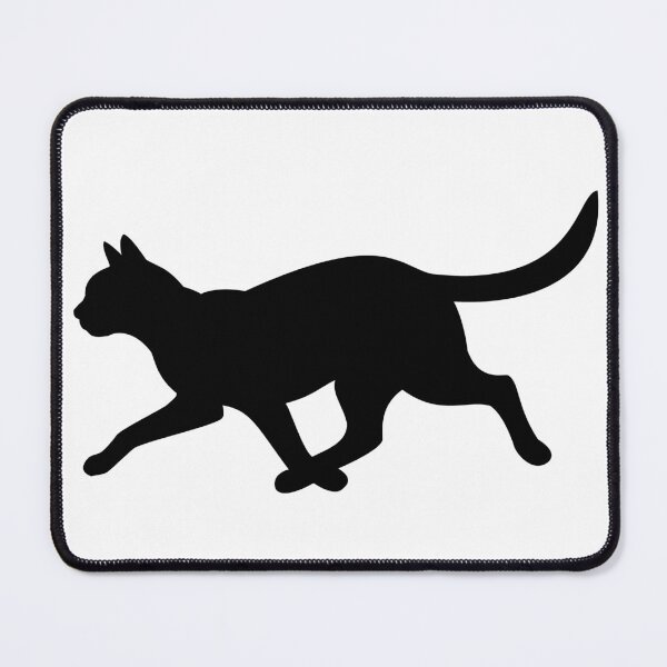 Item preview, Cat Walk Silhouette Minimalist Art Black designed and sold by Uh-Noodle.