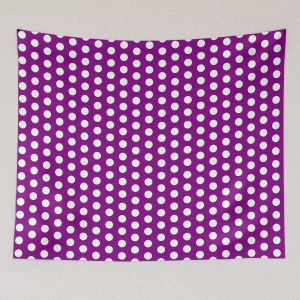 Item preview, White Polka Dots on Purple* designed and sold by Goods4SaleNow.