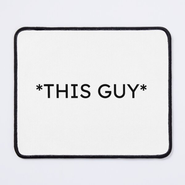 Item preview, This Guy – Funny Bold Text Digital Art designed and sold by visualvibesss.