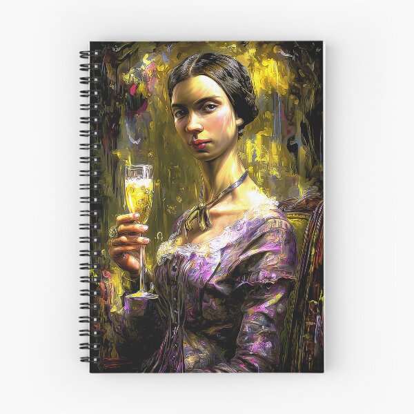 Item preview, Emily Dickinson – Champagne & Shadows Portrait Tee designed and sold by Somnagraphs.